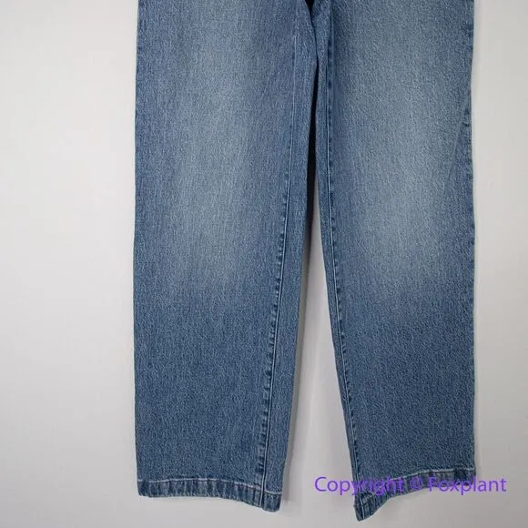 New! Madewell Emmett Wide-Leg Full Length Jean lakecourt, size 29‎ fits like 26 - Image 5