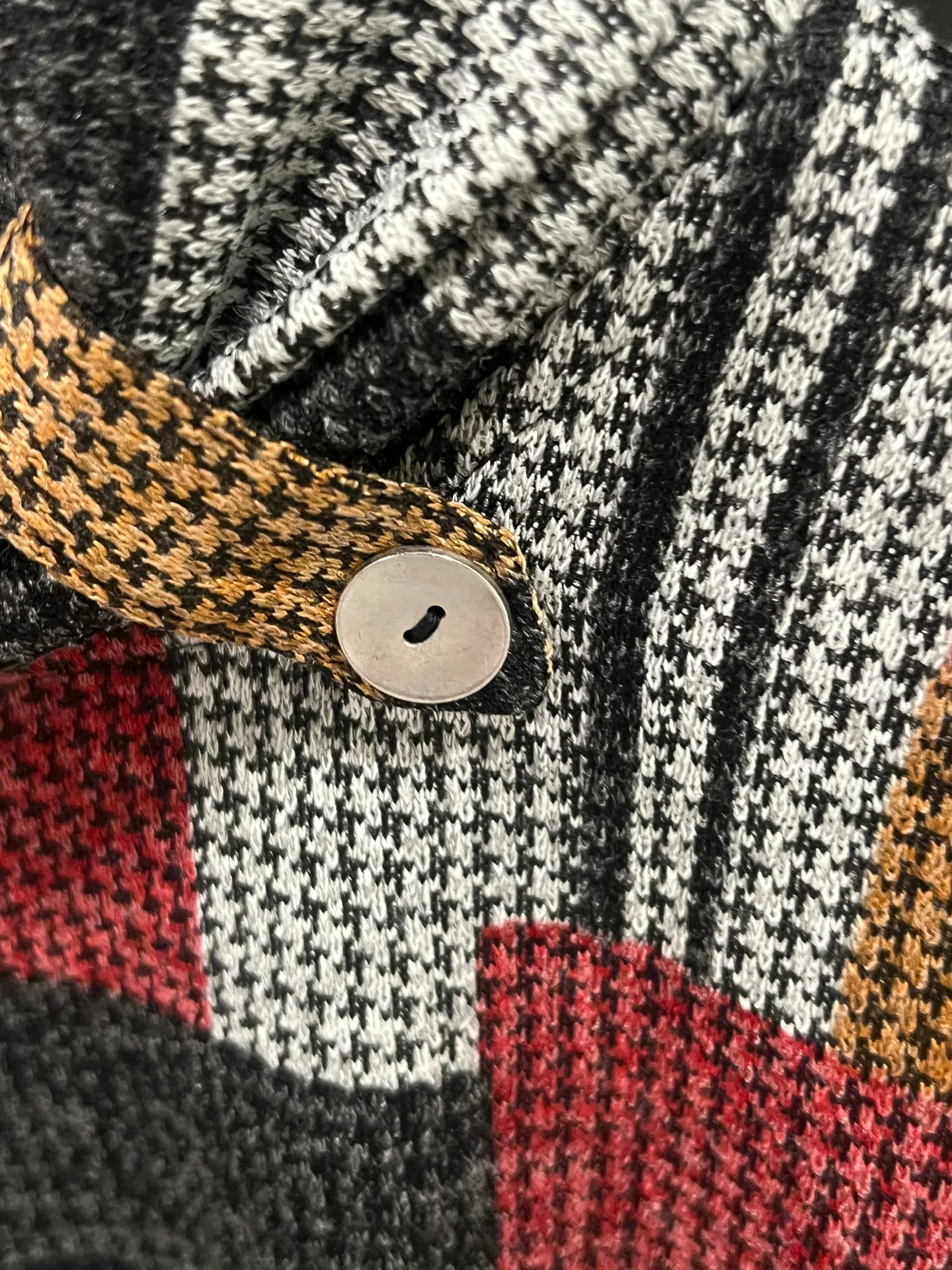 Alfred Dunner Patchwork Cowl Neck Sweater Size S petite - Image 2