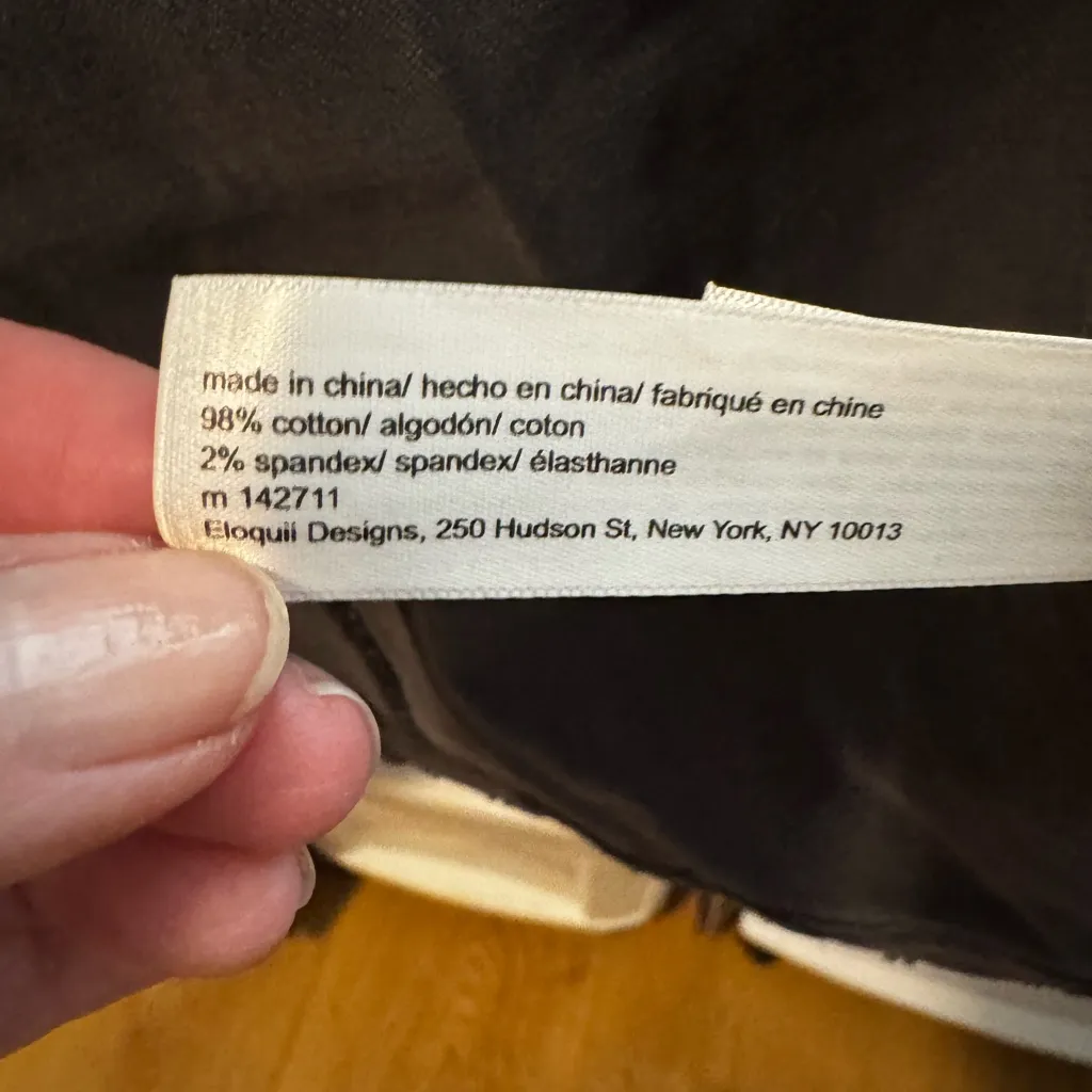 Eloquii NEW Belted Denim Jacket Black Dress Pockets Plus Size 18 - Image 12