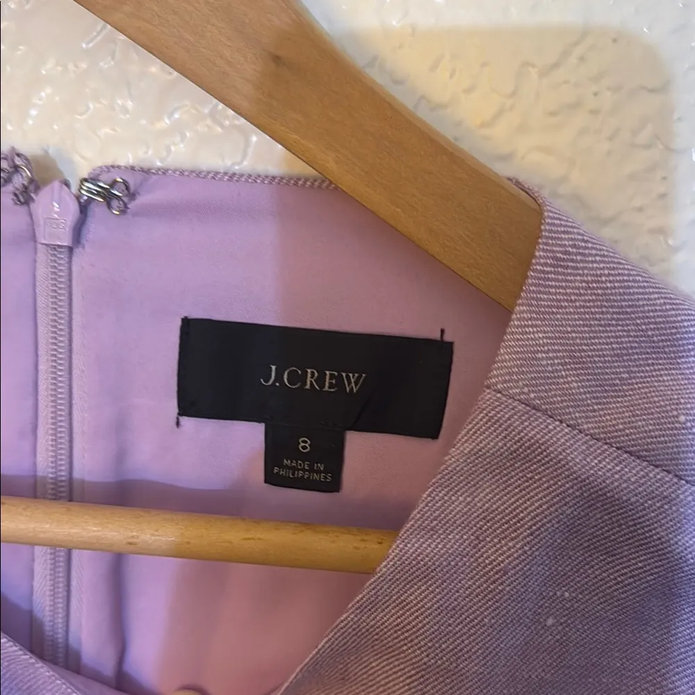 J. Crew Light Purple Midi Dress - Image 2