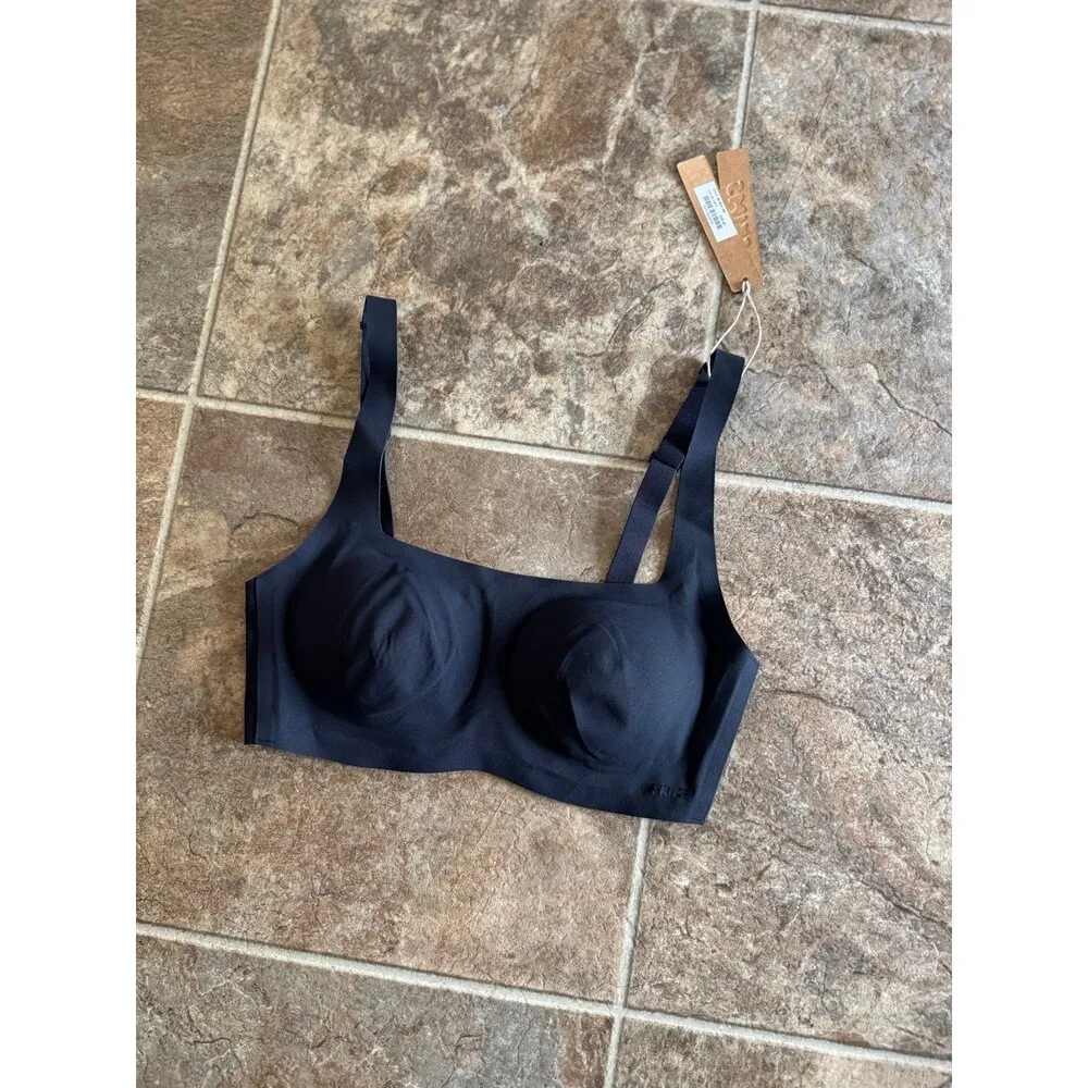 Skims Naked Scoop Bra Onyx Size XS - Image 3