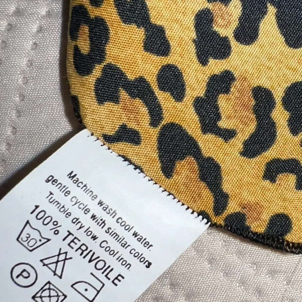 Rima brand awesome cheetah print large scarf! New Black - Image 9