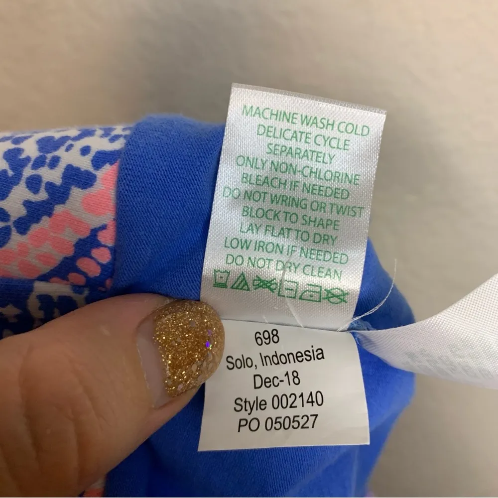 Lilly Pulitzer Pink and Blue Print Mini Skort Size S - Image 6