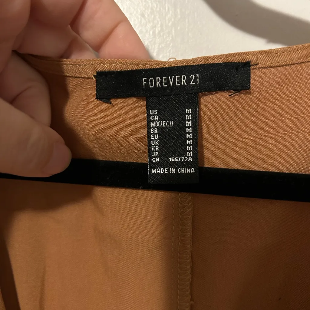 Forever 21 Camel Dress - Image 2