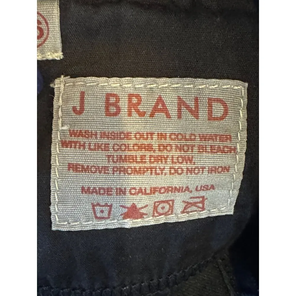 J Brand Jeans Women 26‎ Blue Denim Cotton Blend Dark Wash Tudor Skinny Leg Ankle - Image 12