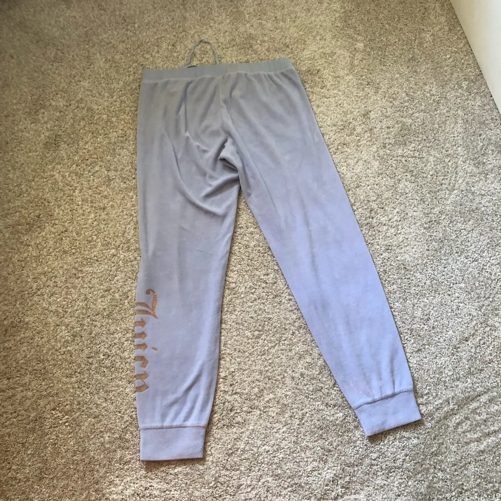 Vintage Y2K Juicy Couture joggers sweatpants sz M cotton blend  some white spots - Image 6