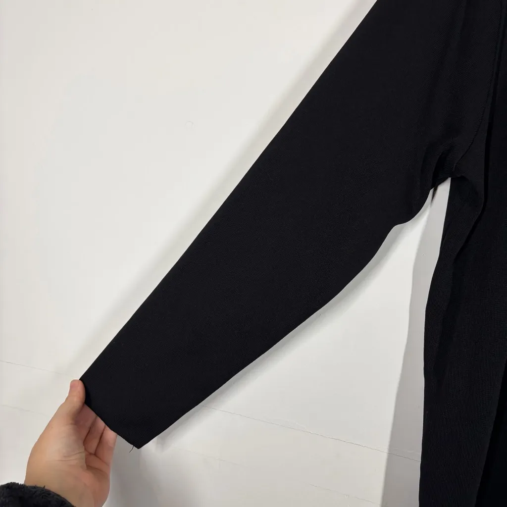 Misook Black Cardigan Size Medium - Image 6