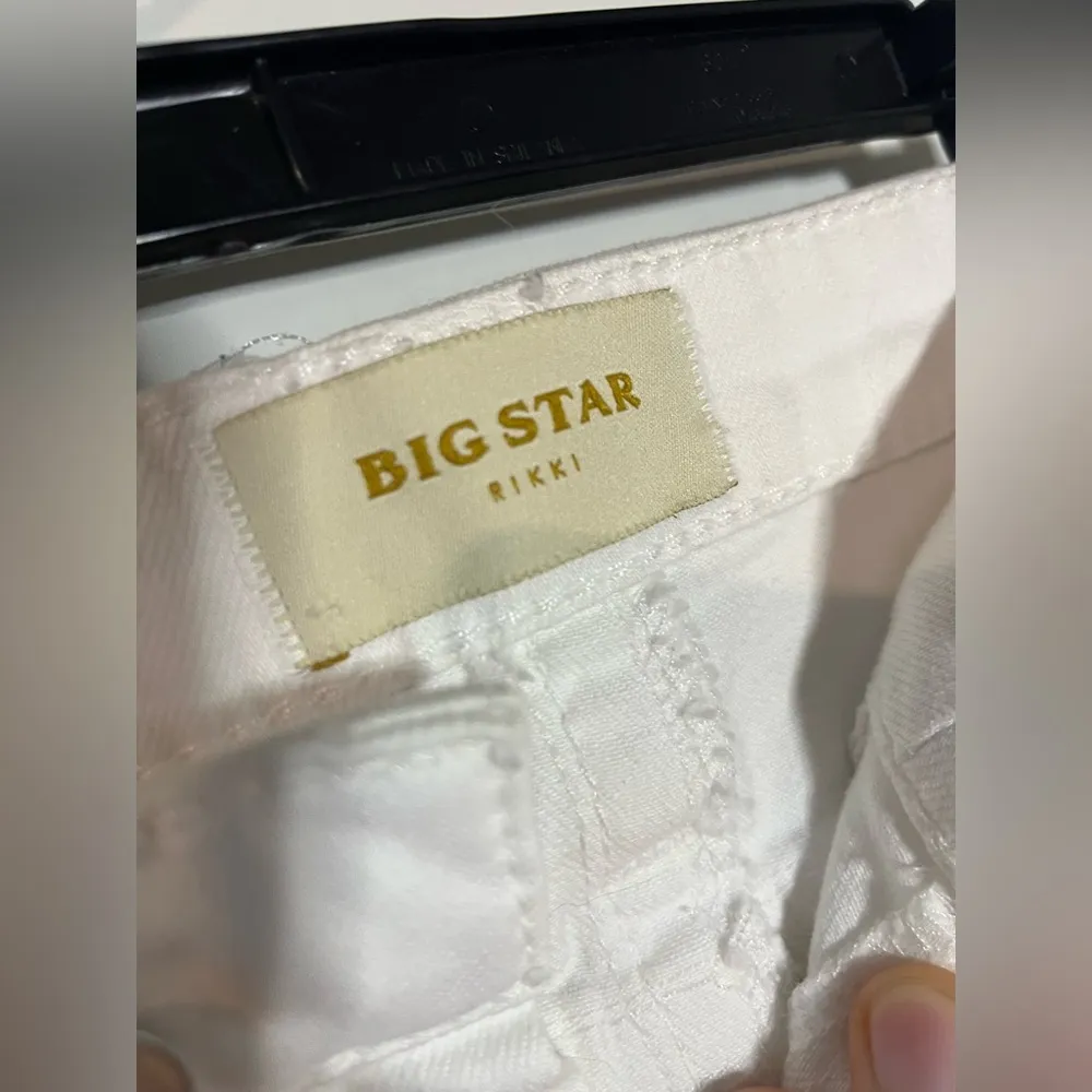 BIG STAR Rikki (The Legendary Blue Jeans) White Capri Jeans Size 31 - Image 14