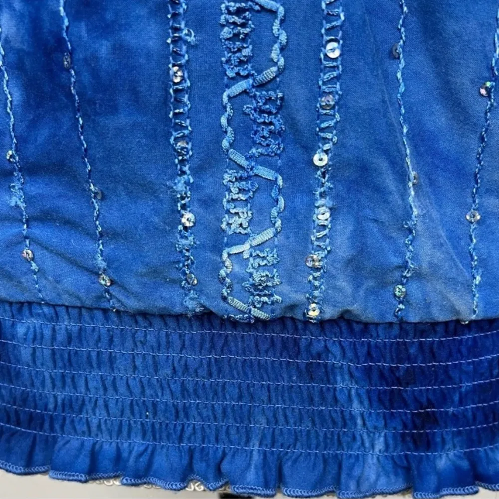 Sami & Jo sequined blouse cobalt blue. Size Small Petite. - Image 8