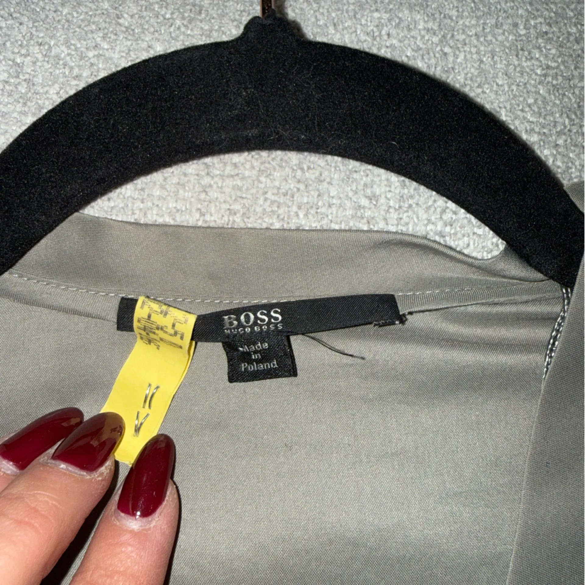 Boss Women's Gray Wrap Shirt Jacket Size XS - Image 2