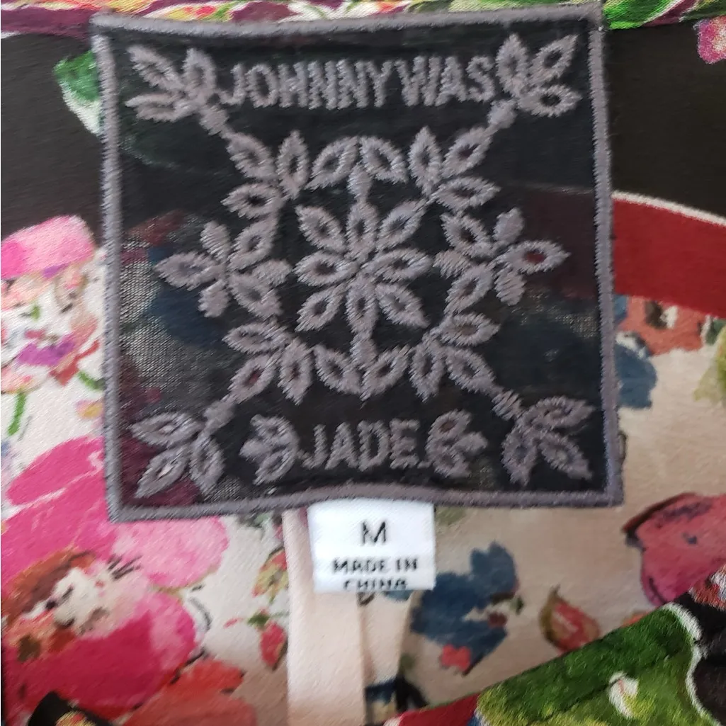 Johnny Was Multicolor Floral Blouse - Image 3