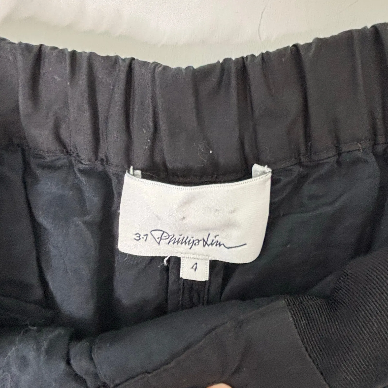 3.1 Phillip Lim Windowpane Eyelet Black Lace Cotton Bloomers Shorts 4 - Image 5