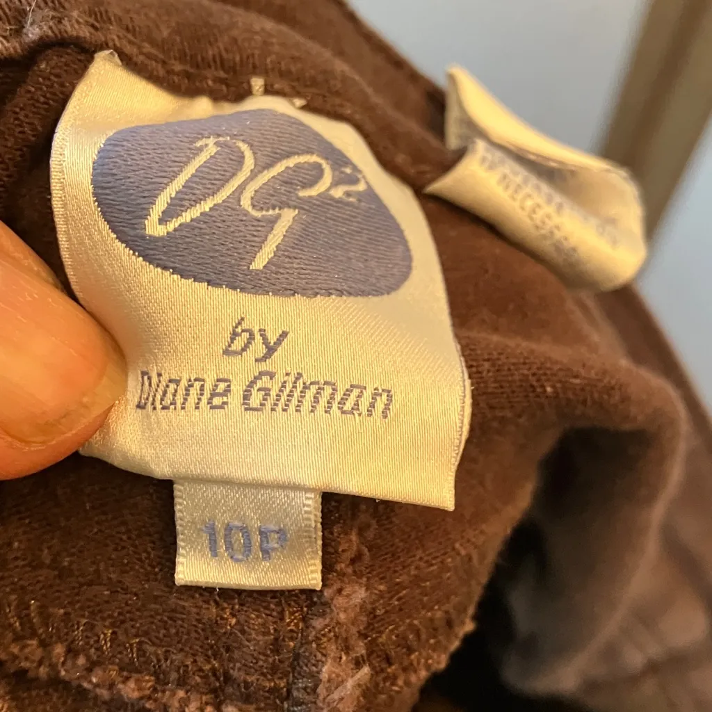 Dg Dark Brown brushed denim Pants 10p - Image 2