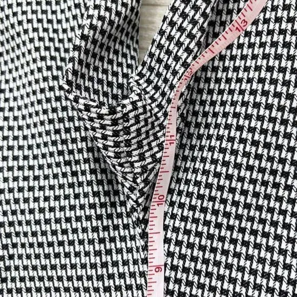Urban Outfitters High Waist Houndstooth Pants | Black/White‎ Size S - Image 7