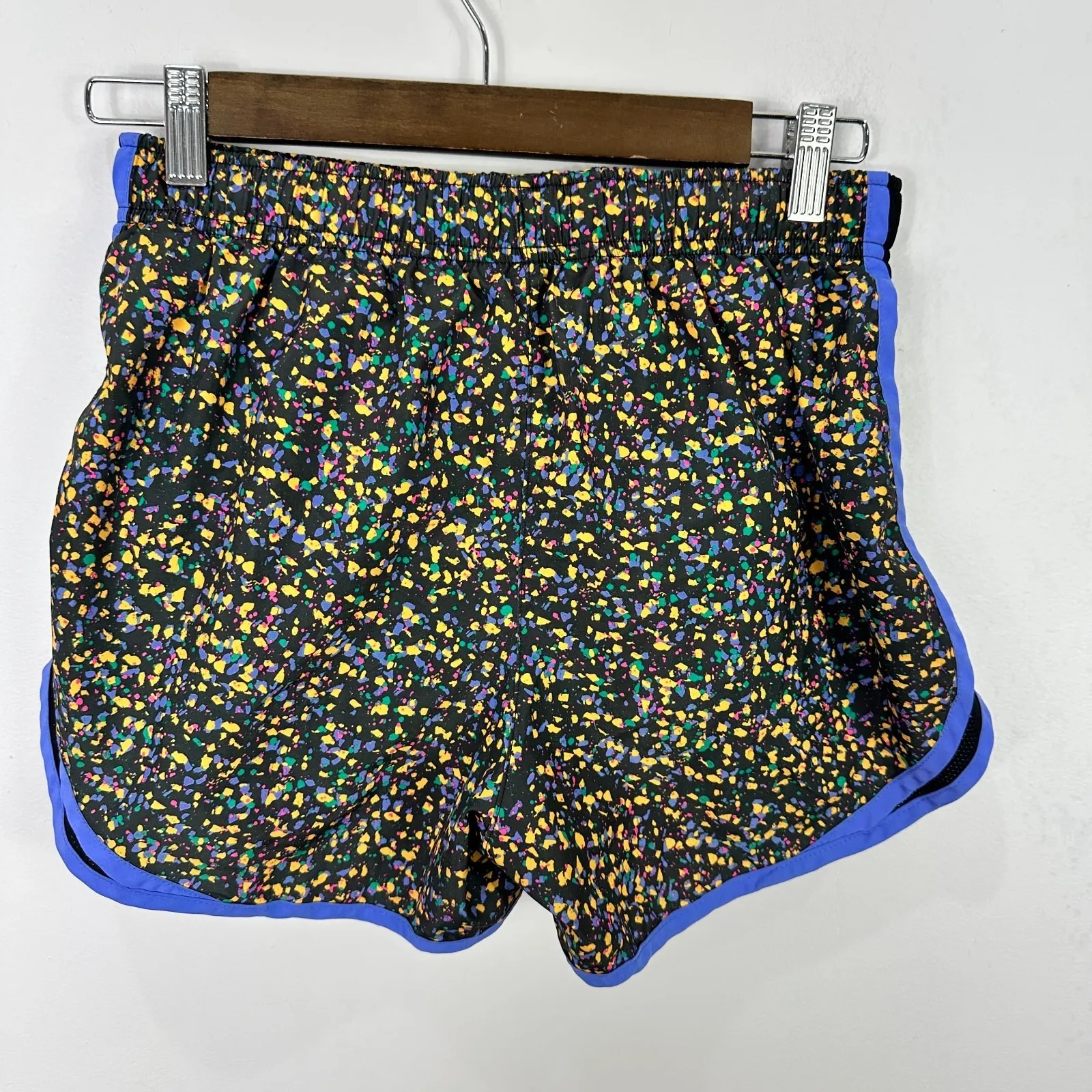 NIKE Black Speckle Tempo Icon Clash Dri-Fit Active Lined Running Shorts Size S - Image 2