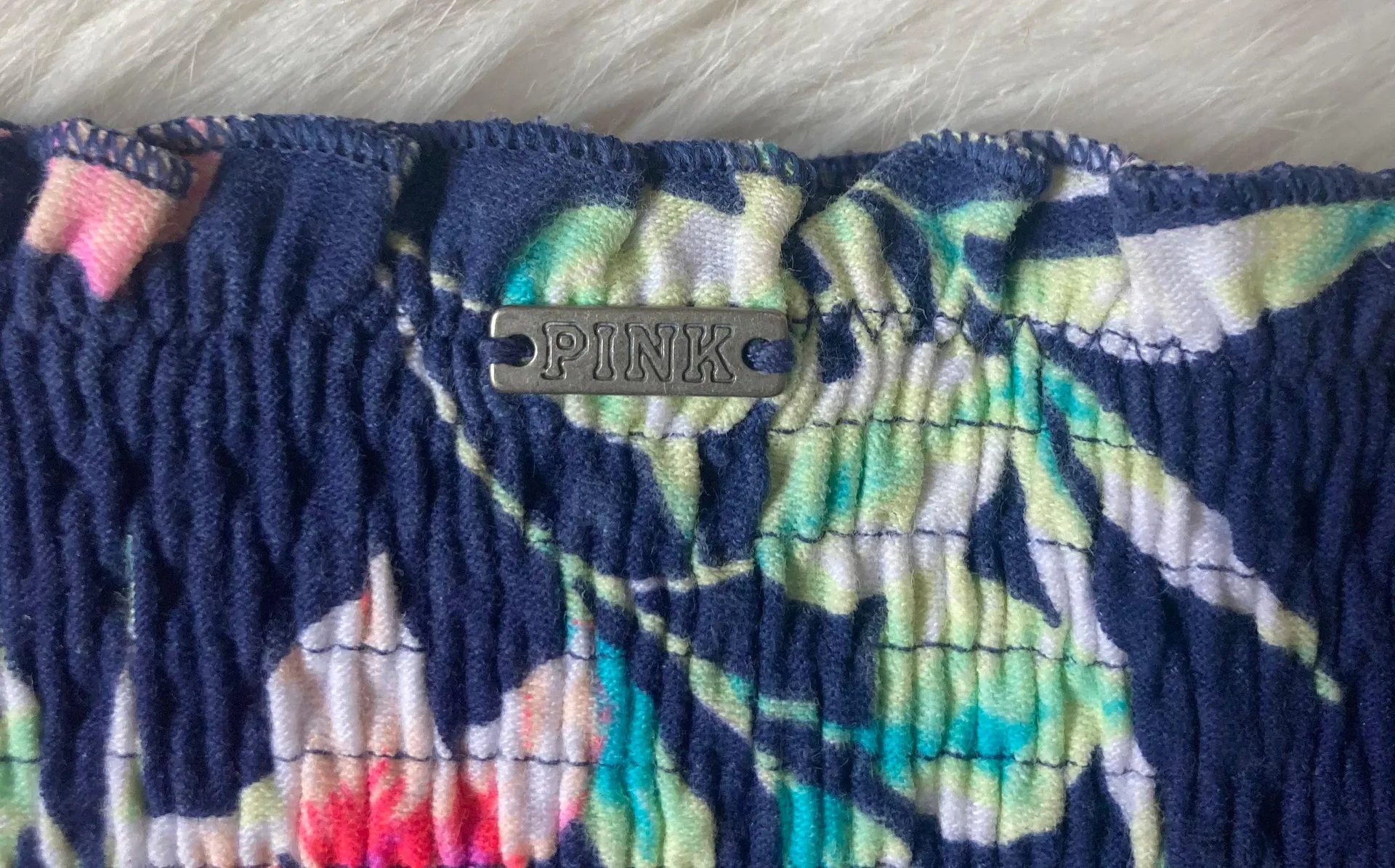 Floral Cotton Smocked Tube Top - Image 5