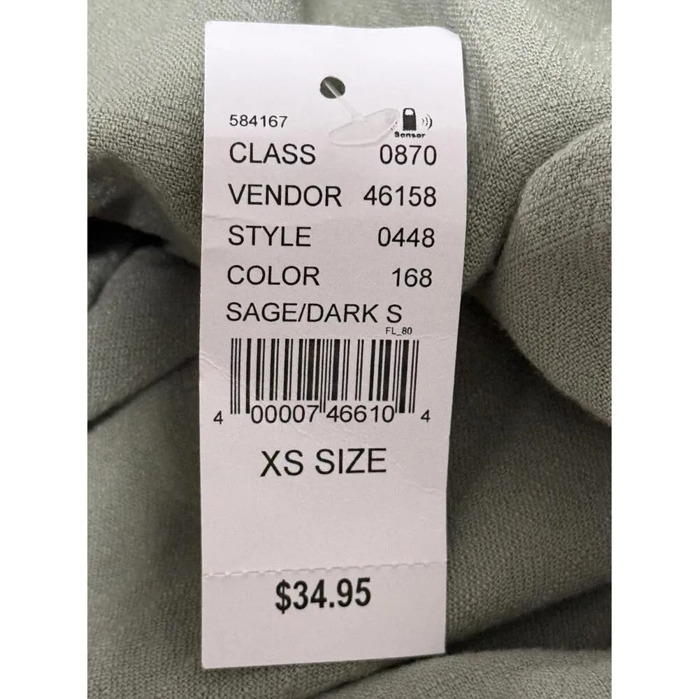 NWT PacSun Kendall & Kylie Green One Shoulder Spaghetti Strap Mini Dress Size XS - Image 7