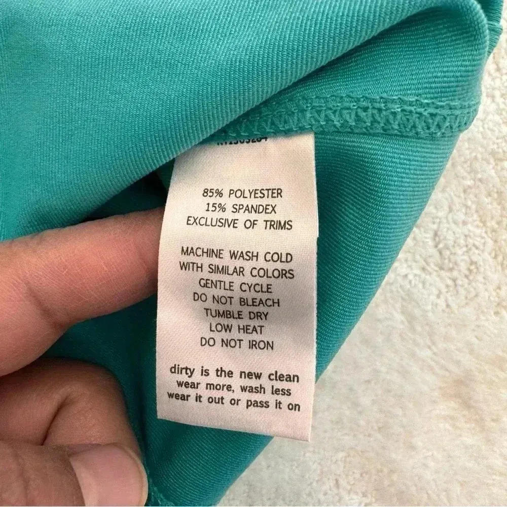 Toad & Co Tech Tomboy Racerback Dress Teal Sz s Green - Image 12