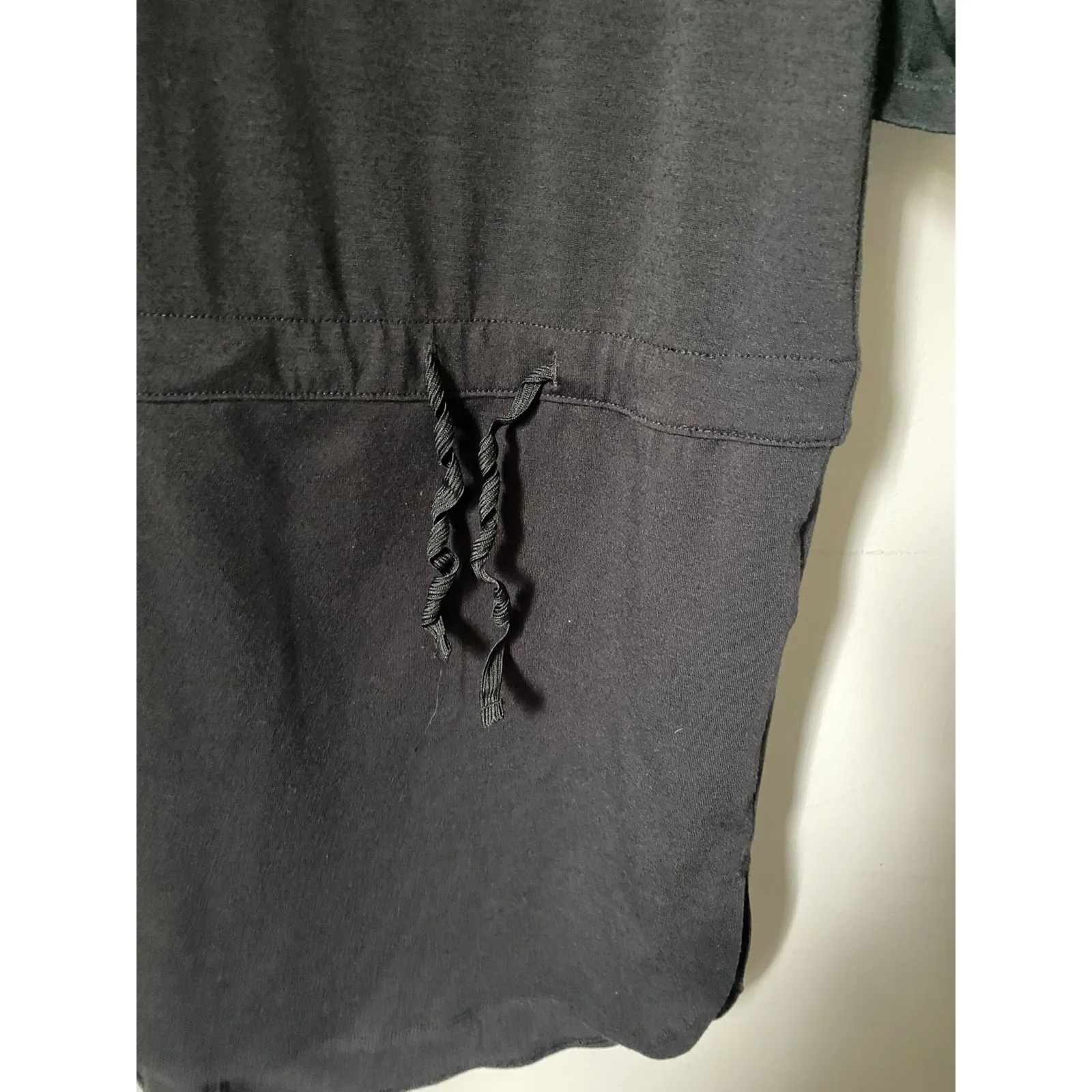 The North Face 3/4 Sleeve Black Hooded Dress Women's sz. S w/pocket - Image 5