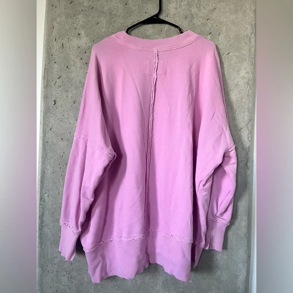 Pink Graphic Aerie Sweatshirt - Image 3