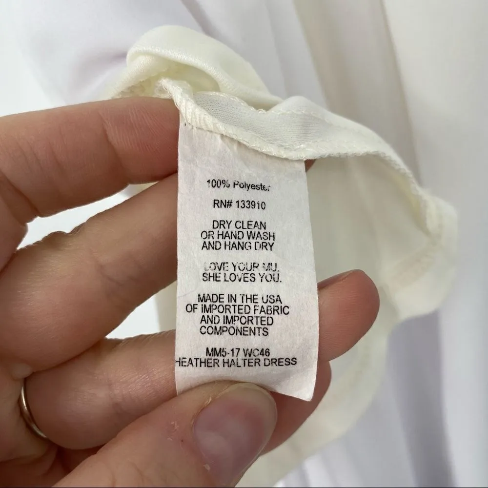 Show me your Mumu ivory crisp bridesmaids dress medium nwot‎ wedding bride - Image 11