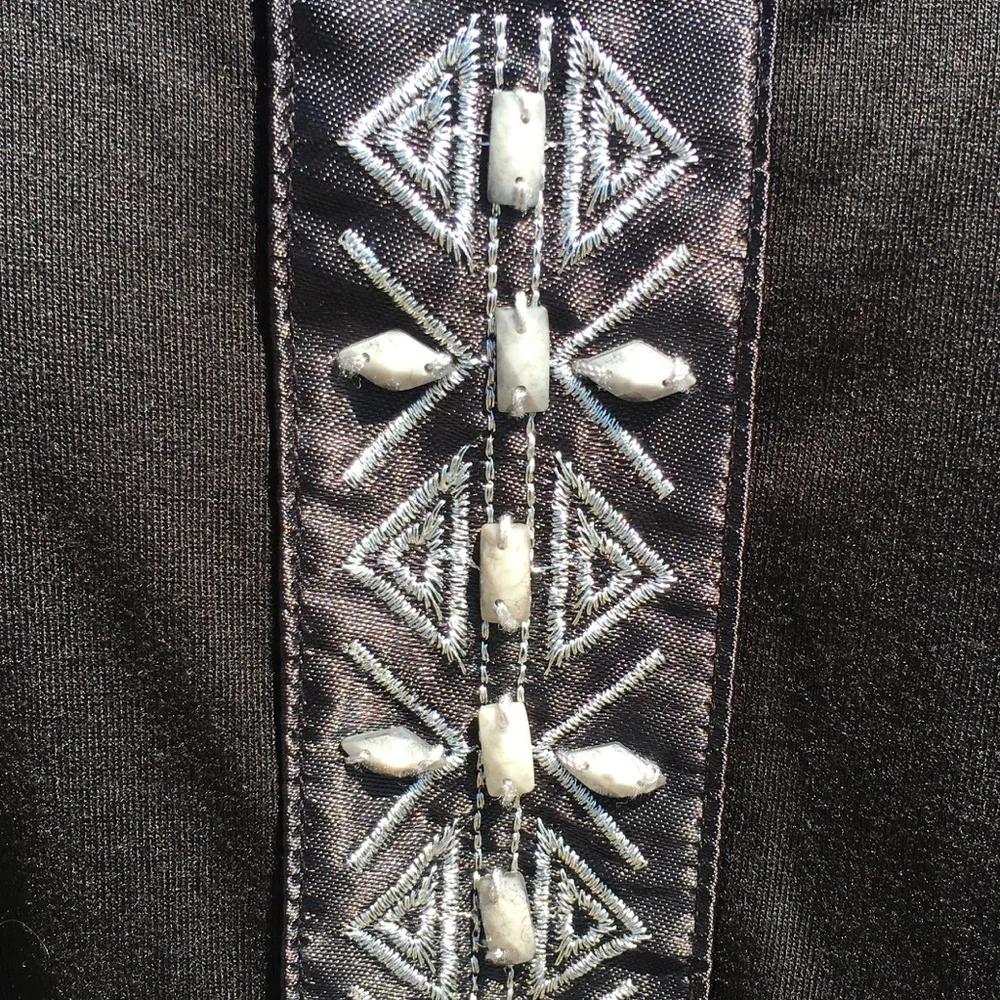 Dotti Luxe Embroidered Cold shoulder Cover Up (5) Black - Image 6