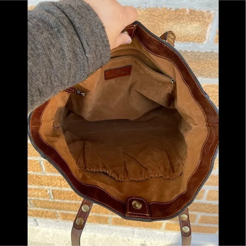 PATRICIA NASH FRESCO BOUQUET SOLARO
LEATHER TOTE - Image 13