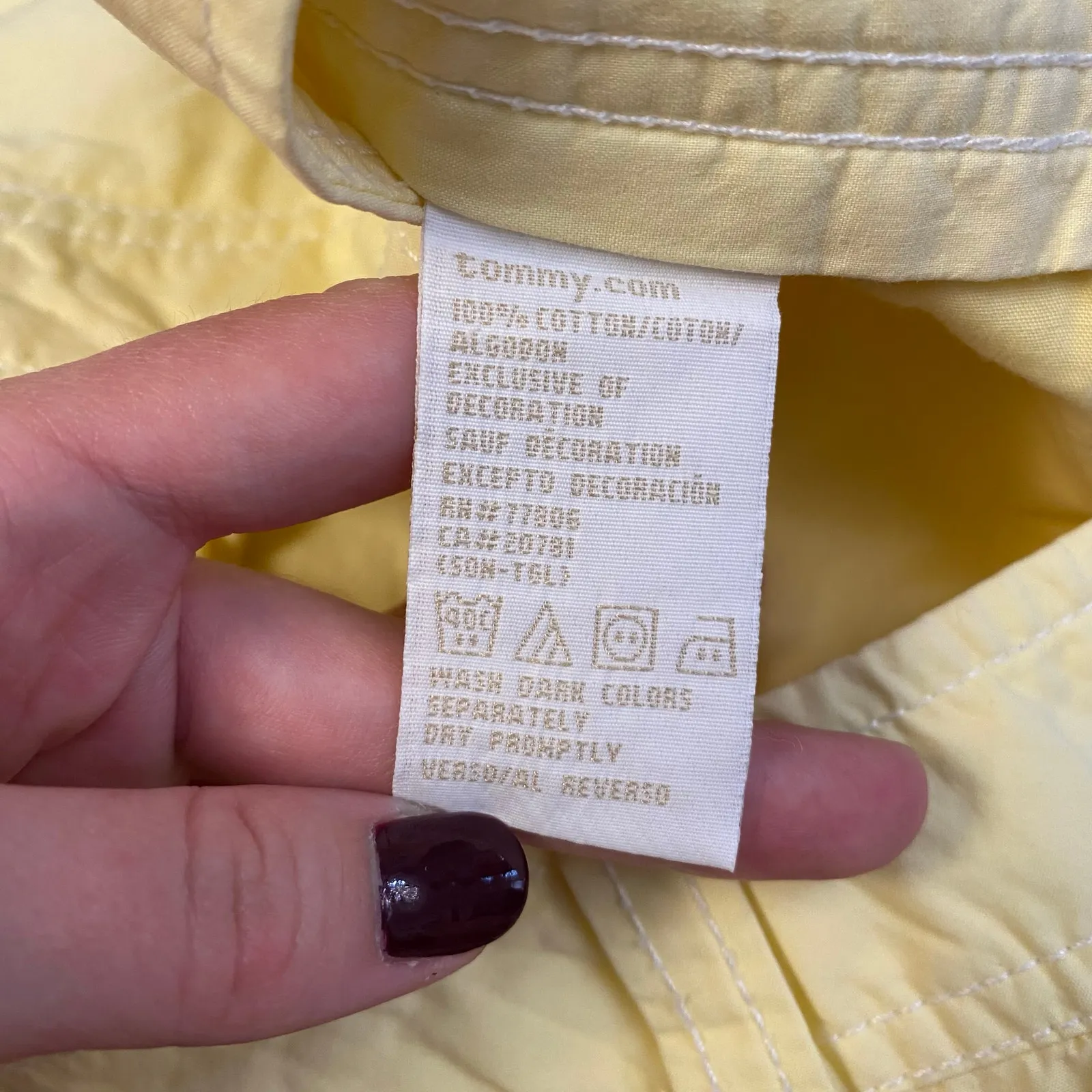 Tommy Hilfiger Y2K Low Rise Carpenter‎ Ankle Pants Womens Size 4 Yellow - Image 9