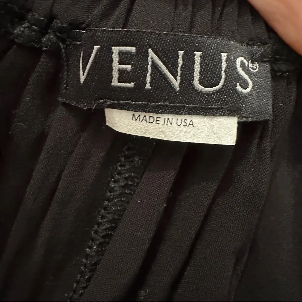 VENUS Black Halter Swim Cover-Up Dress | Flowy Resortwear | Size M - Image 10