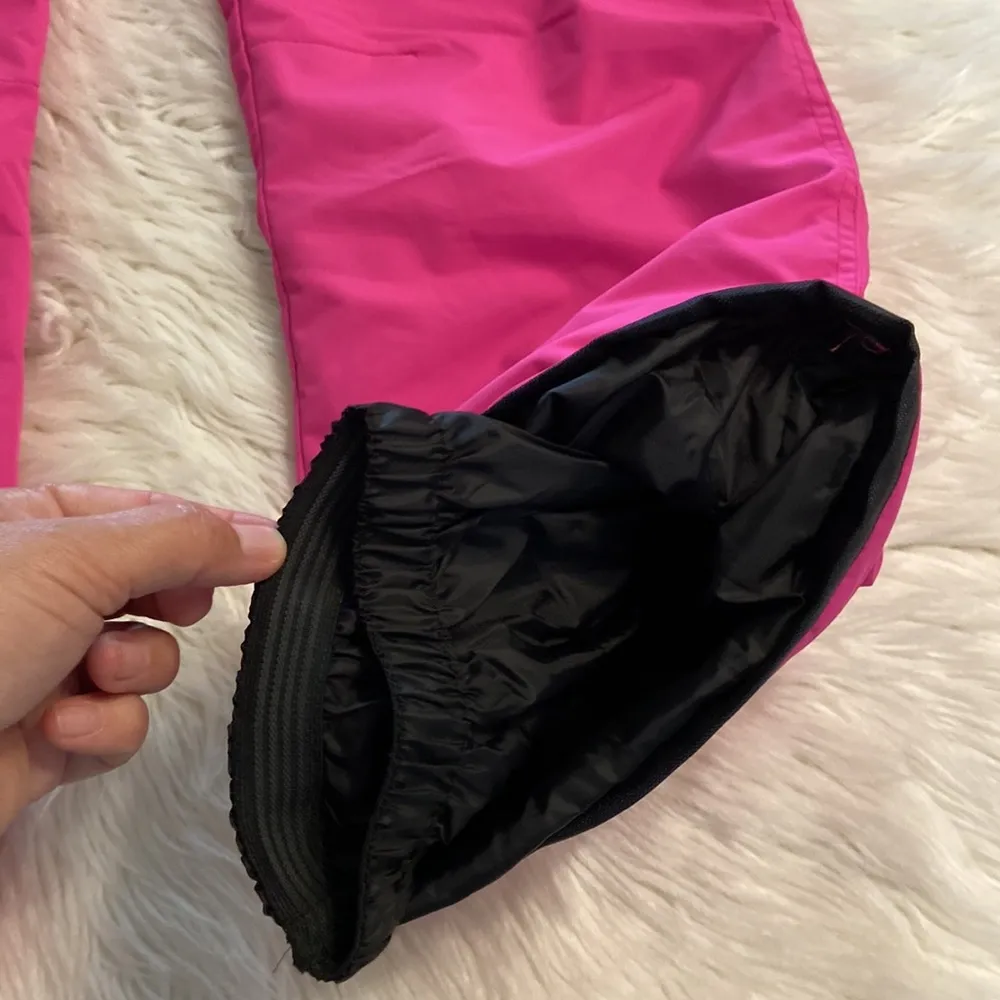 Sportcaster Womens Skiing Pants size L but waist adjustable color pink Size L - Image 9