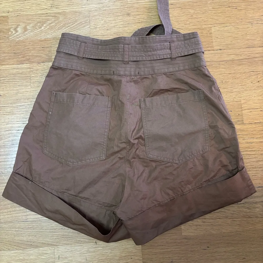 Sea New York Cotton Cuffed Preppy Quiet Luxury Resortwear Coastal Shorts 4 Brown - Image 2