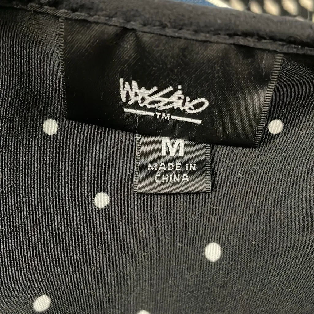 Mossimo Supply Co. Black Dress with White Dots Size M - Image 6