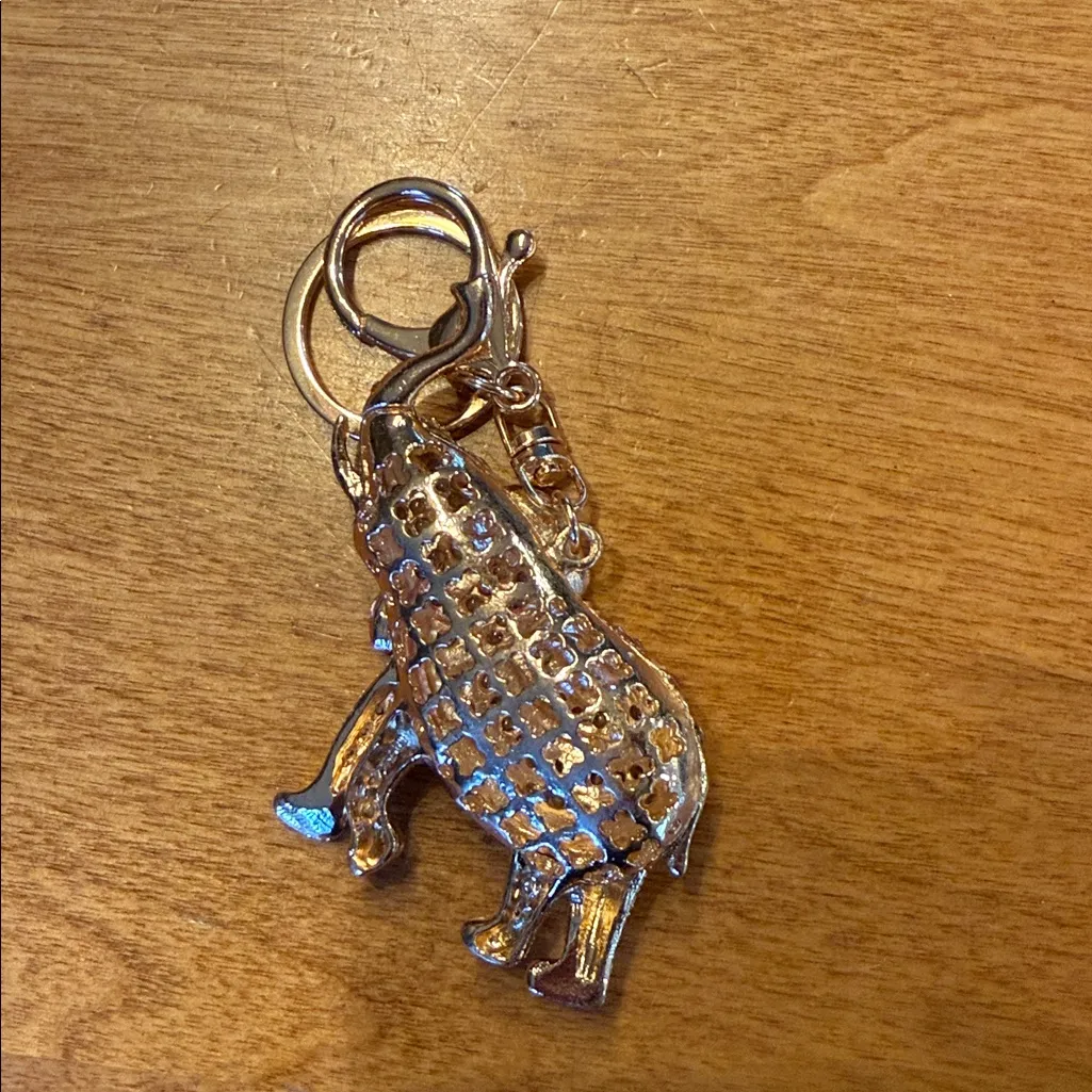 Elephant, rhinestone bag, charm Pink - Image 4