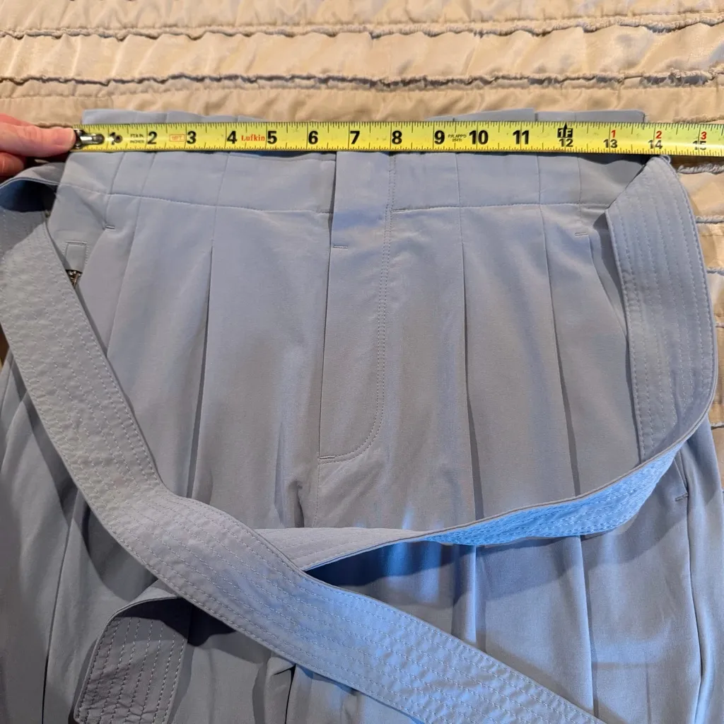 Athleta Skyline Pant II in Blue Star Paperbag Tie Waist Bow High Rise 0 530640 - Image 9