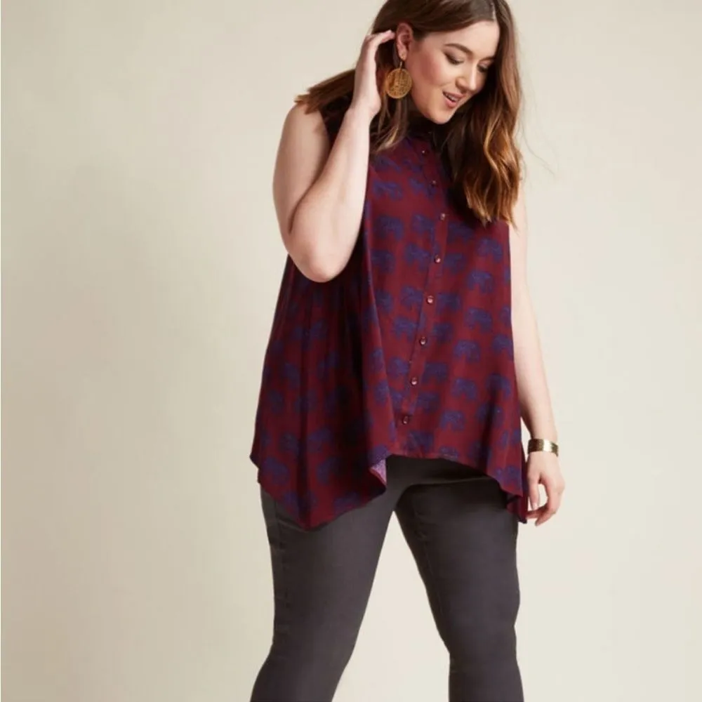 ModCloth xs elephant tank top - Image 6