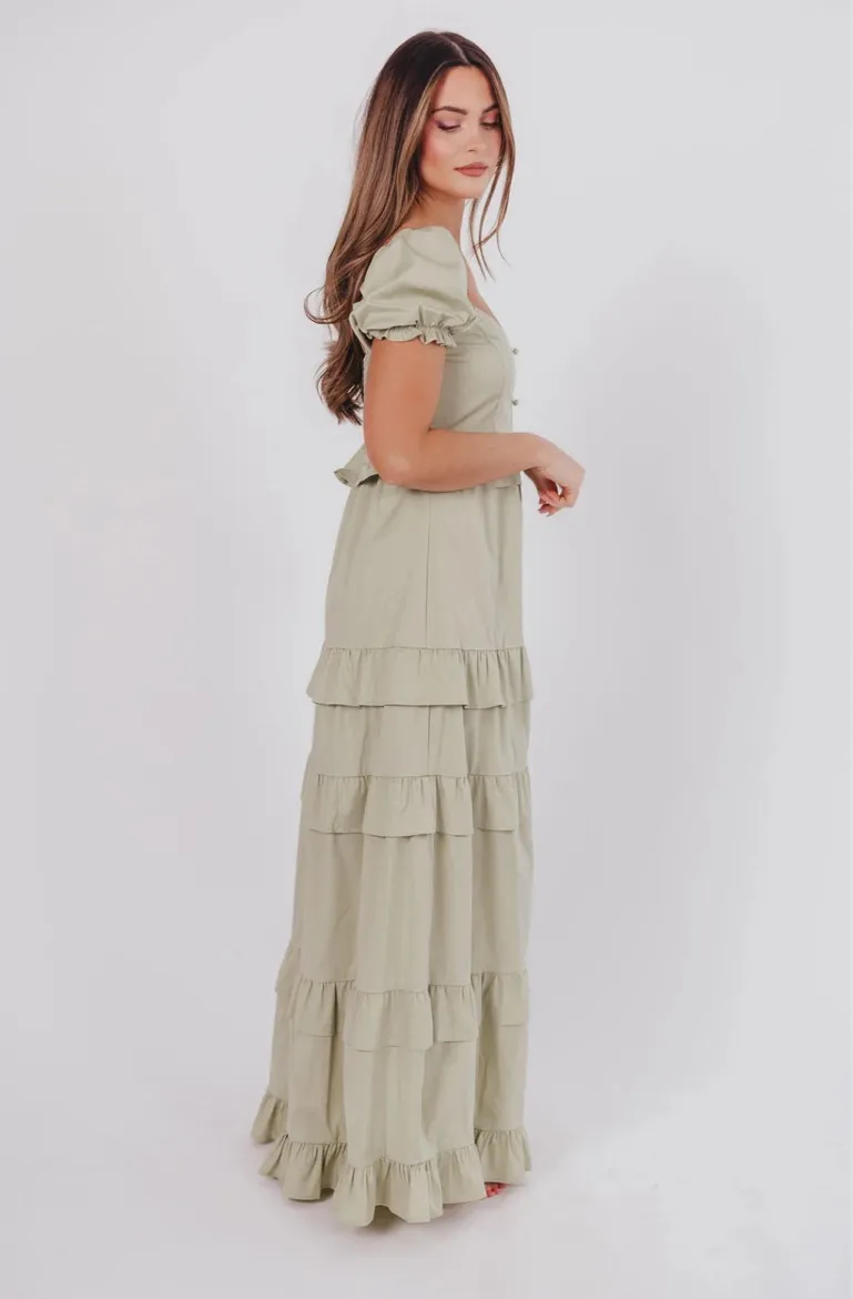 Worth Collective Hattie Ruffle-Tiered Maxi Dress - Image 5