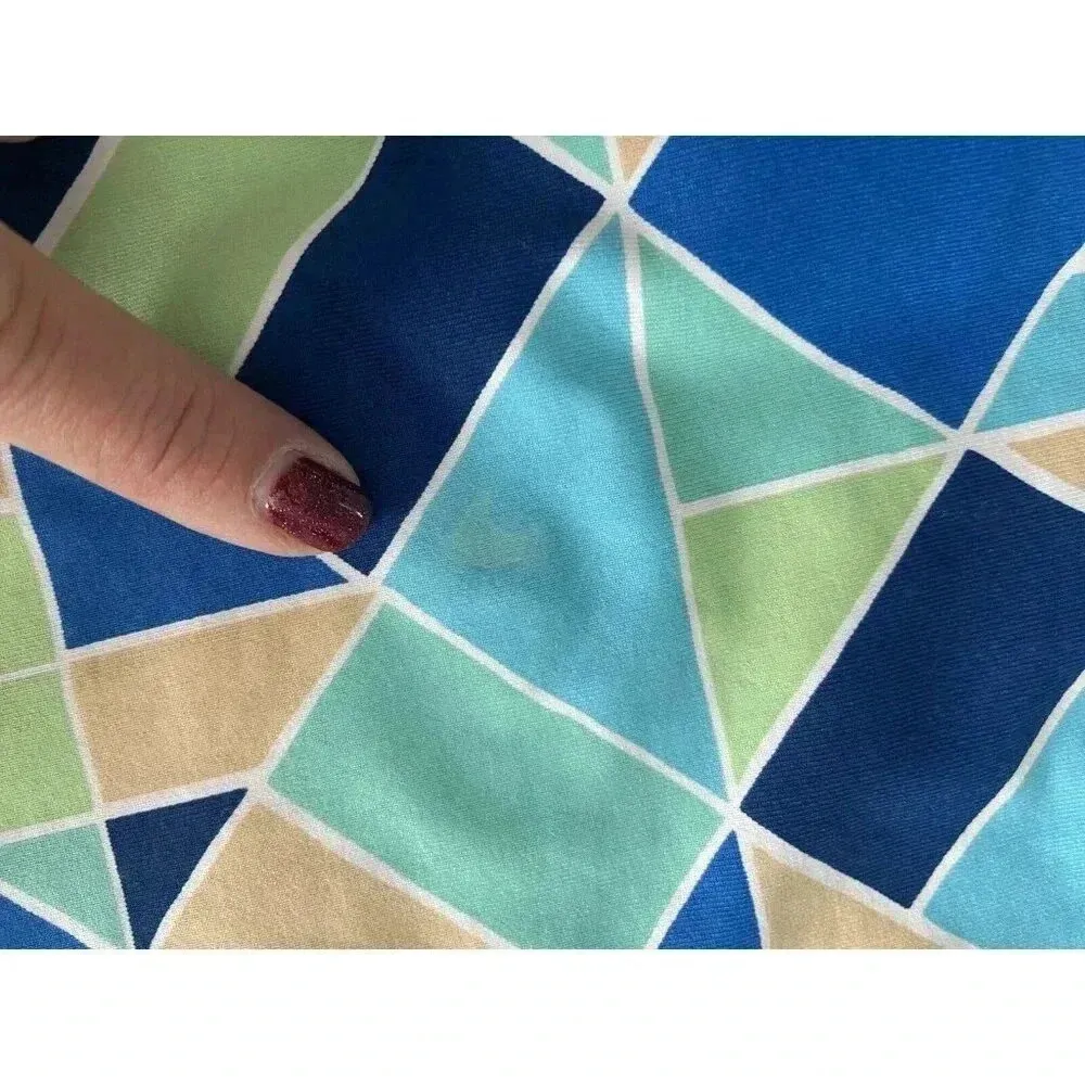 J. McLaughlin | Women's Catalina Cloth Geometric Printed Shirt Dress Size Medium - Image 12