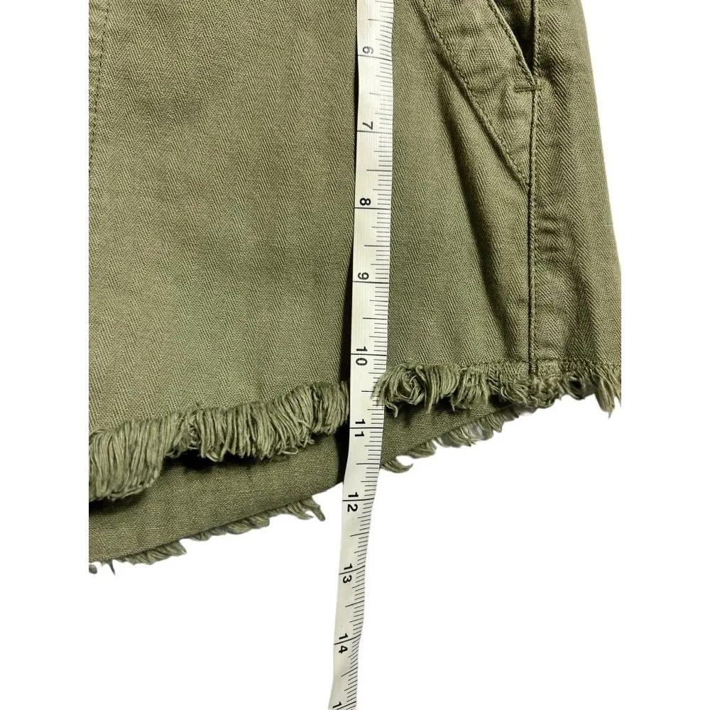 Ripcurl Women's Olive Green Shorts - Image 5