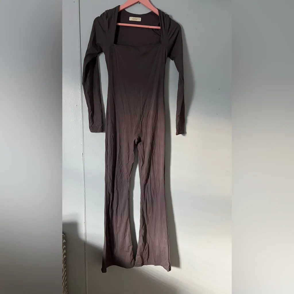 Qinsen Chic Taupe Women's Jumpsuit Gray - Image 2