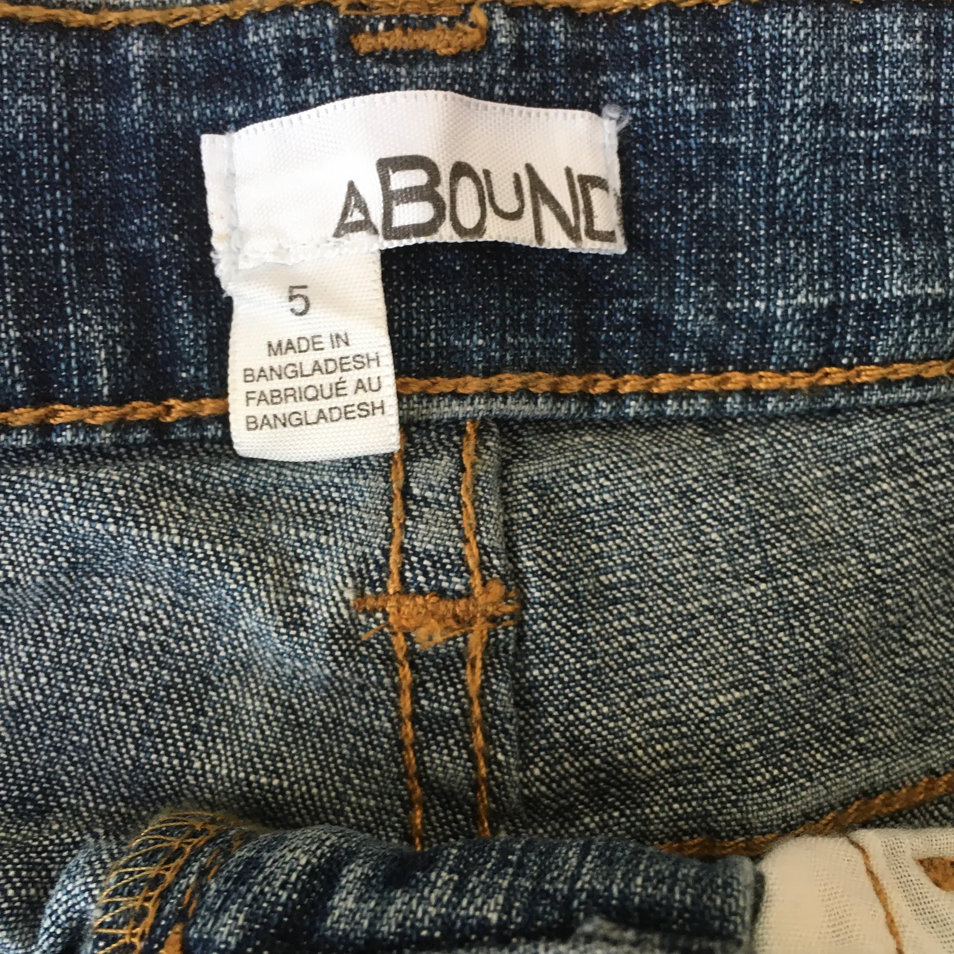 Rugged Blue Denim Jean Short Shorts Size 5 - Image 4