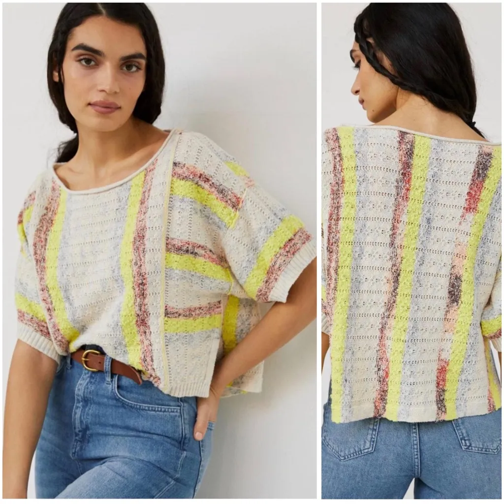 Anthropologie Pilcro Beachside Sweater Tee - Image 2