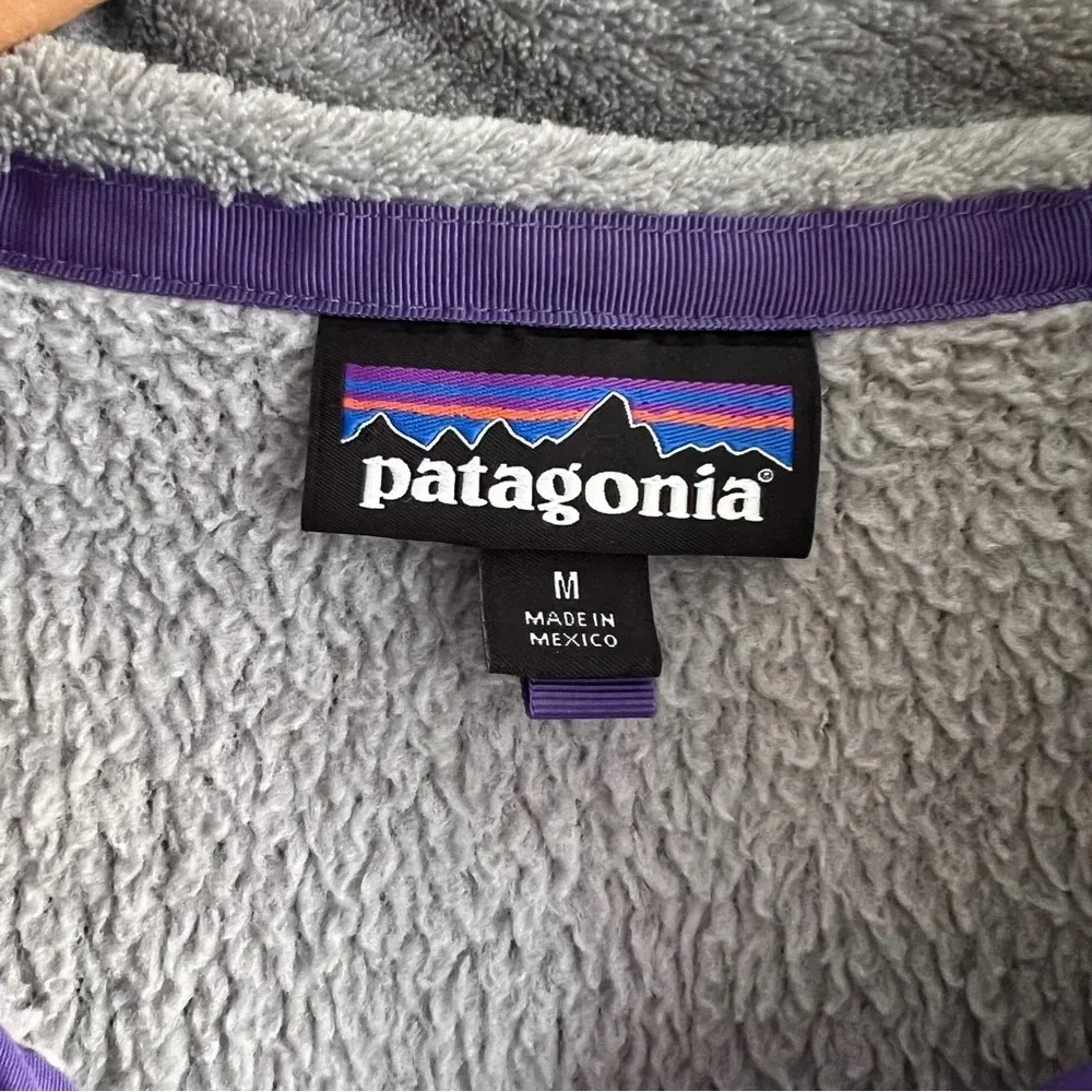 Patagonia Re-Tool Fleece Snap-T Pullover Sweater Size Medium - Image 5