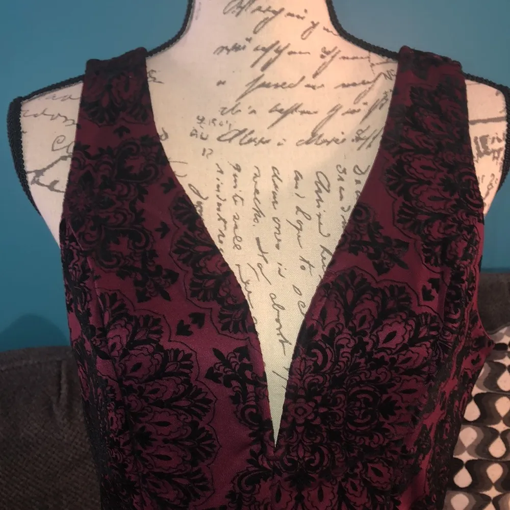 Bailey Blue Sleeveless A-Line Dress, XL - Image 3