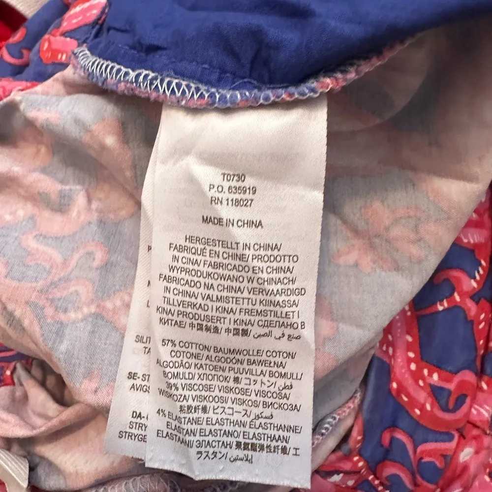 Boden Danby pull on pants floral print size 6 Pink - Image 6