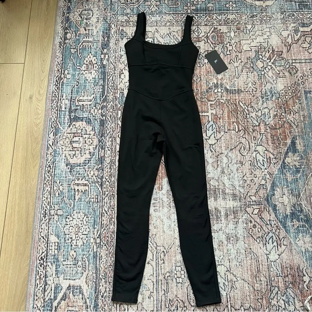 Fabletics NWT Frame PowerHold Black Jumpsuit Size XS Active Leggings - Image 11