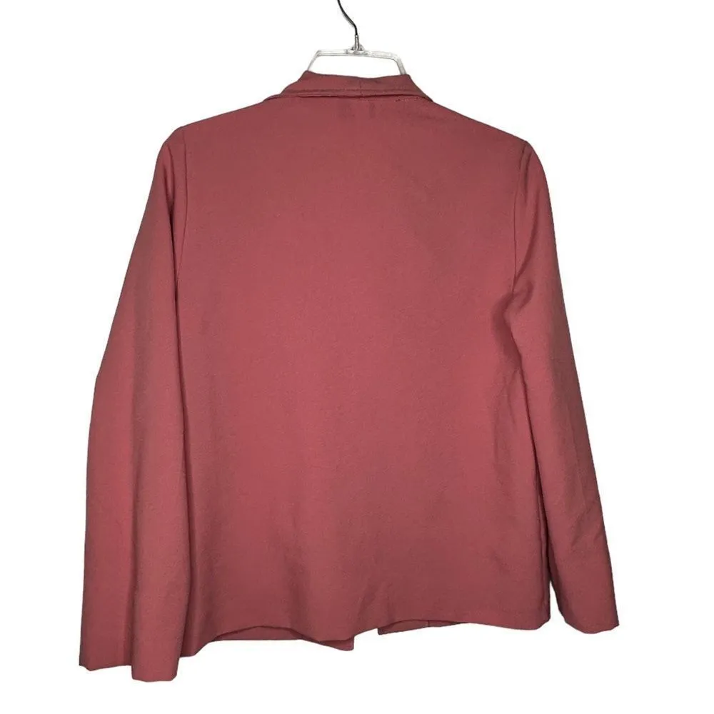 Vintage BT‎ Industries Polyester Suit Jacket Pink Size 4P - Image 3