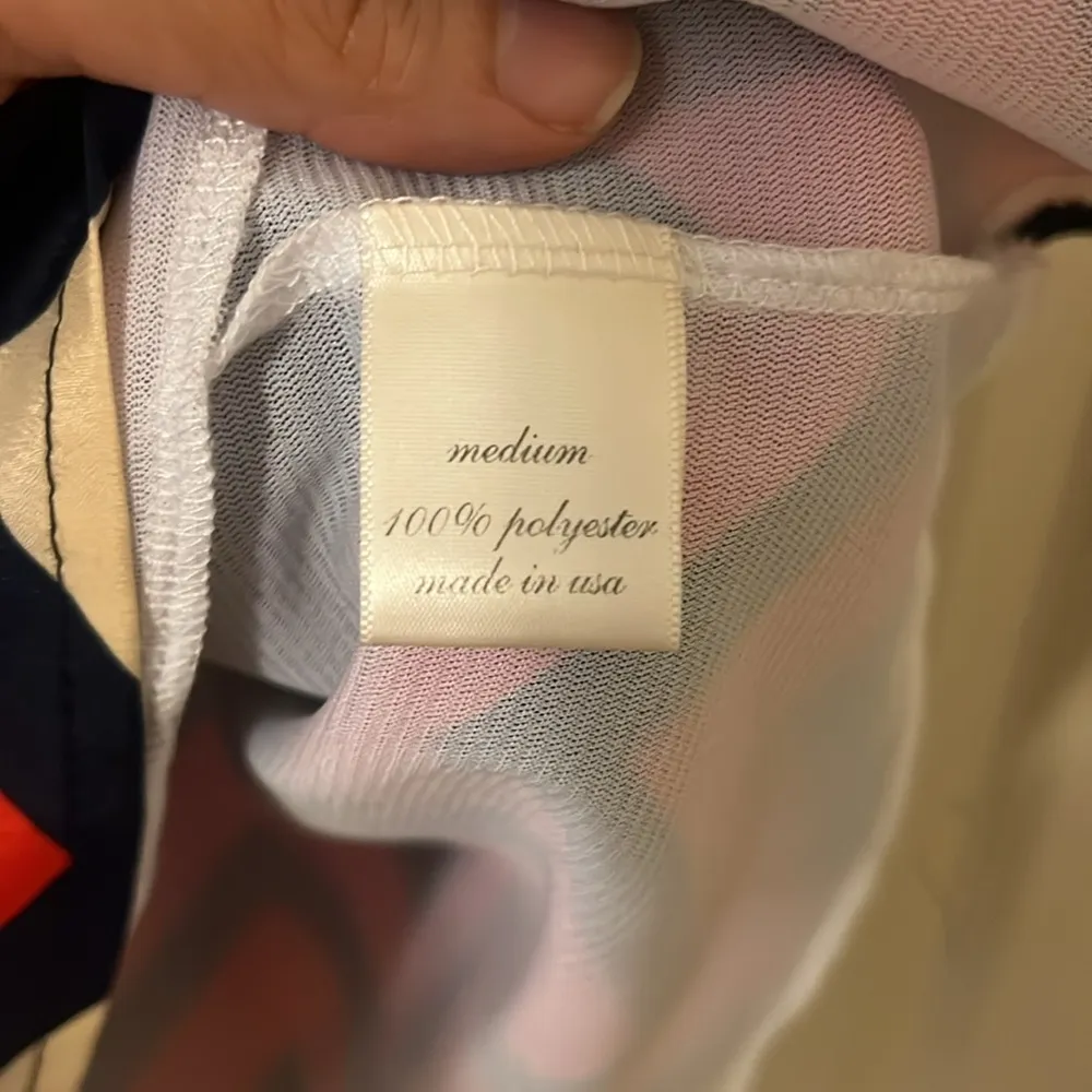 Colorful Chevron Pattern Dress woman’s Medium Blue - Image 2