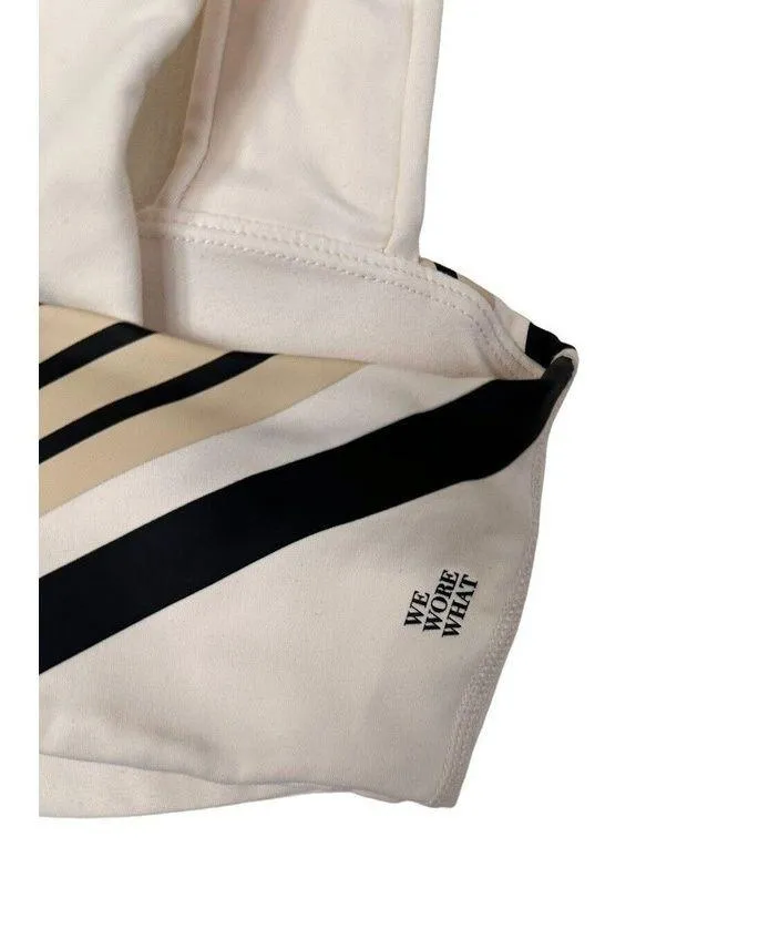 We Wore What Bandeau Bra Top, Off White Stripes, Size XSMALL , NWT - Image 4