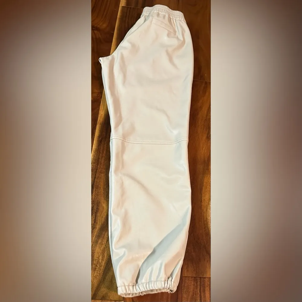 Generation Love Faux Leather Joggers - Image 3