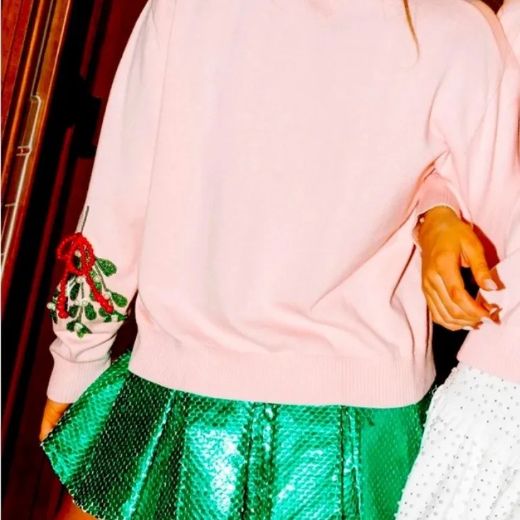 QOS ‘Kiss Queen' Sweater Pink Size M - Image 2